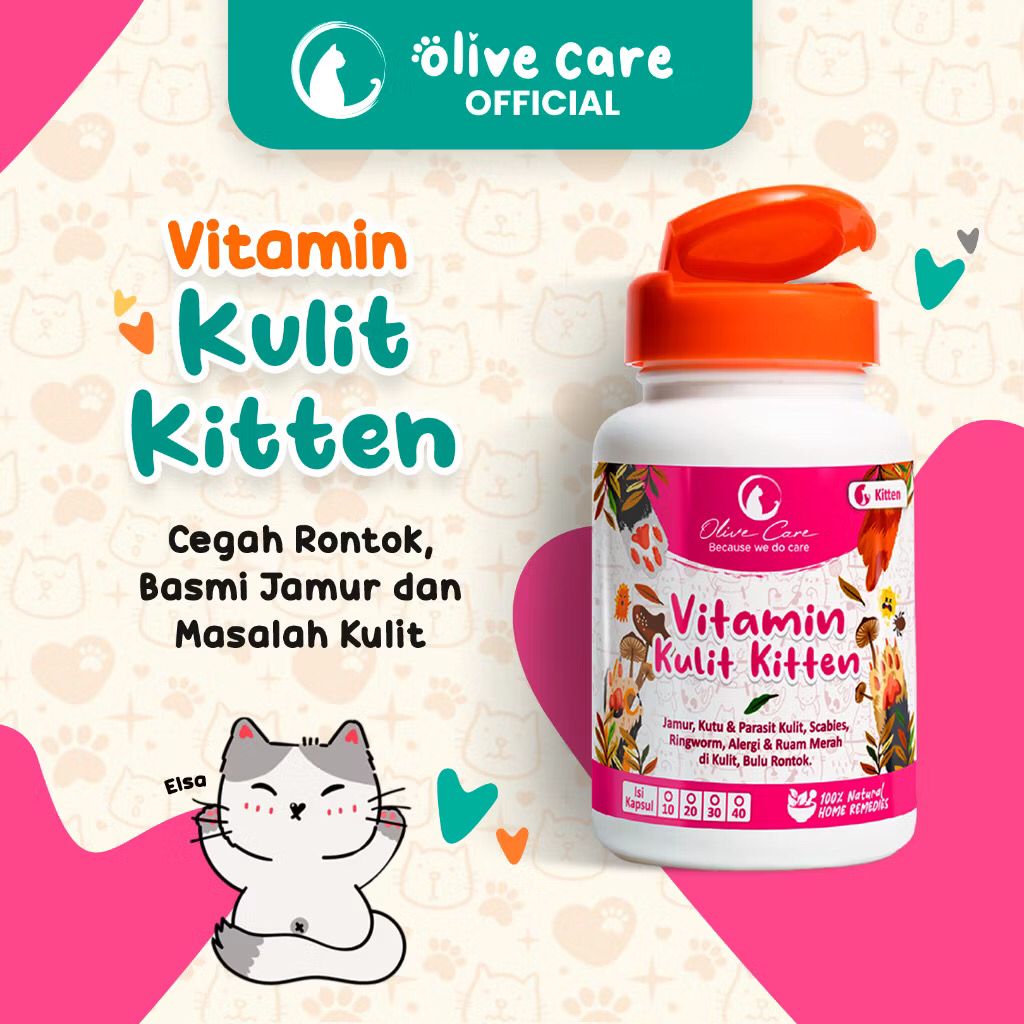 Olive Care Vitamin Kulit Kucing Kitten