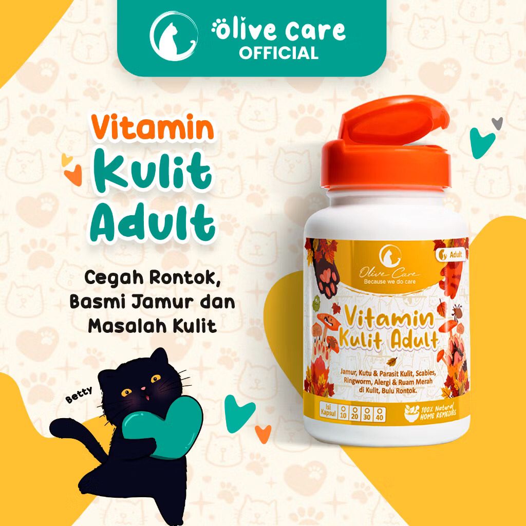 Olive Care Vitamin Kulit Kucing Adult 