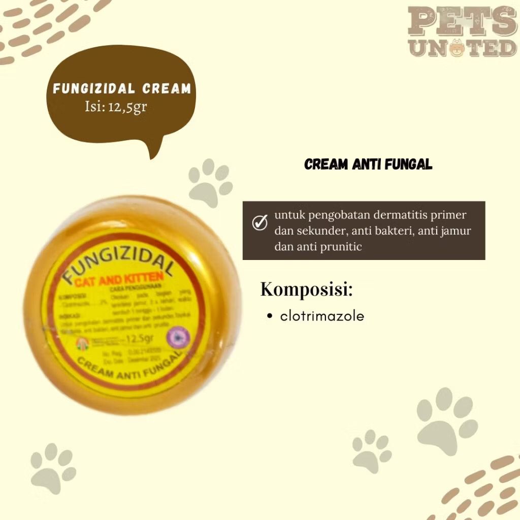 FUNGIZIDAL Cream Anti Fungal Cat & Kitten