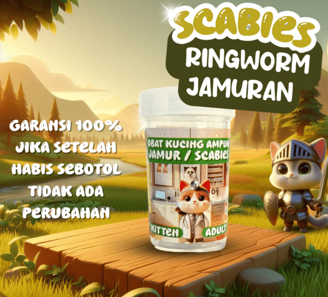 Vitamin kucing Ringworm