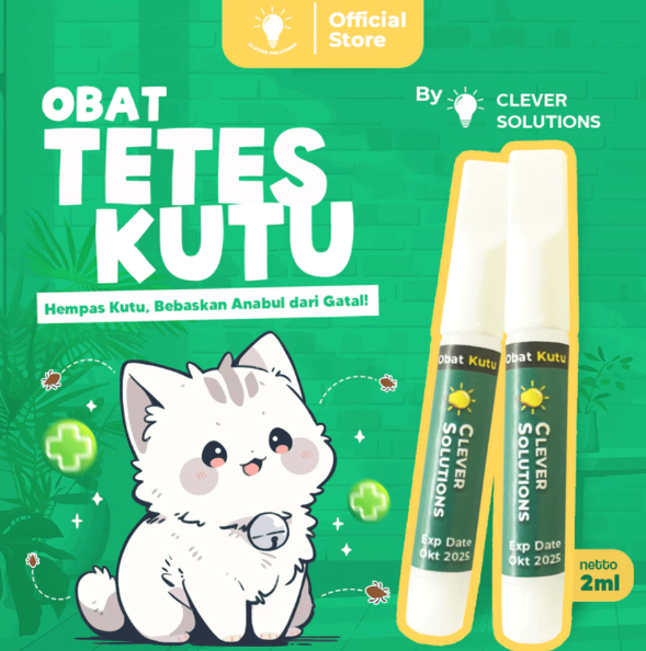 Obat Tetes Kutu Kucing Clever