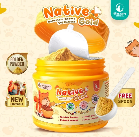 Olive Care Vitamin Kucing NATIVE Gold